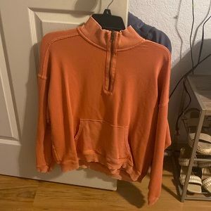 Aerie orange pull over